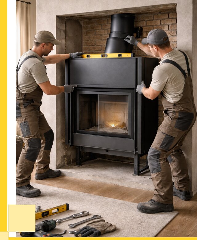 Установка каминных топок в Норильске под ключ от 18693 р. | ЭриданНрл