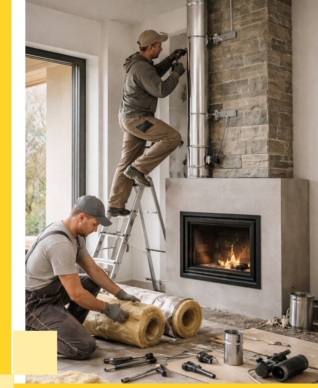 Монтаж дымоходов для каминов в Норильске от 15578 р. ЭриданНрл