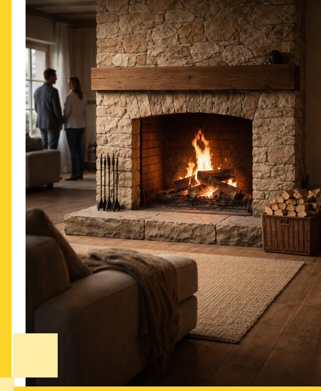 Открытые камины под ключ в Норильске от 155775 р. ЭриданНрл