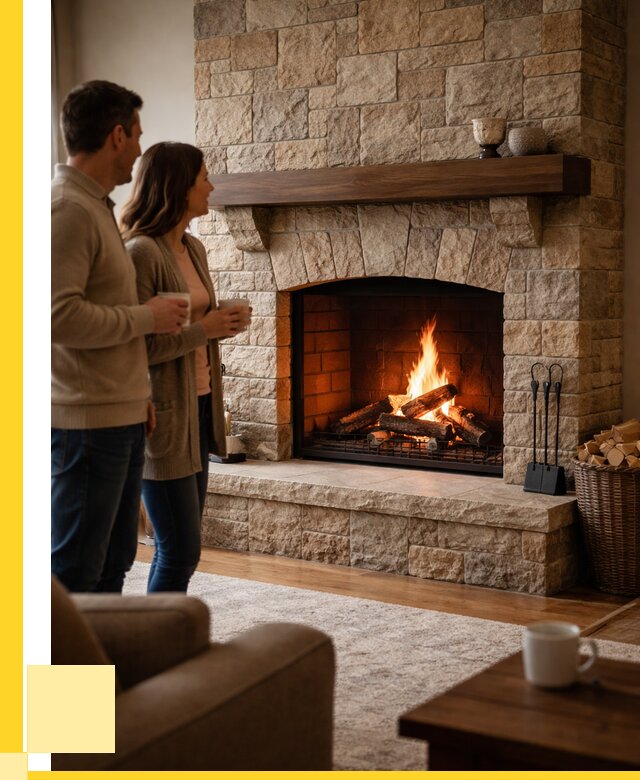 Каменные камины на заказ в Норильске от 186930 р. | ЭриданНрл