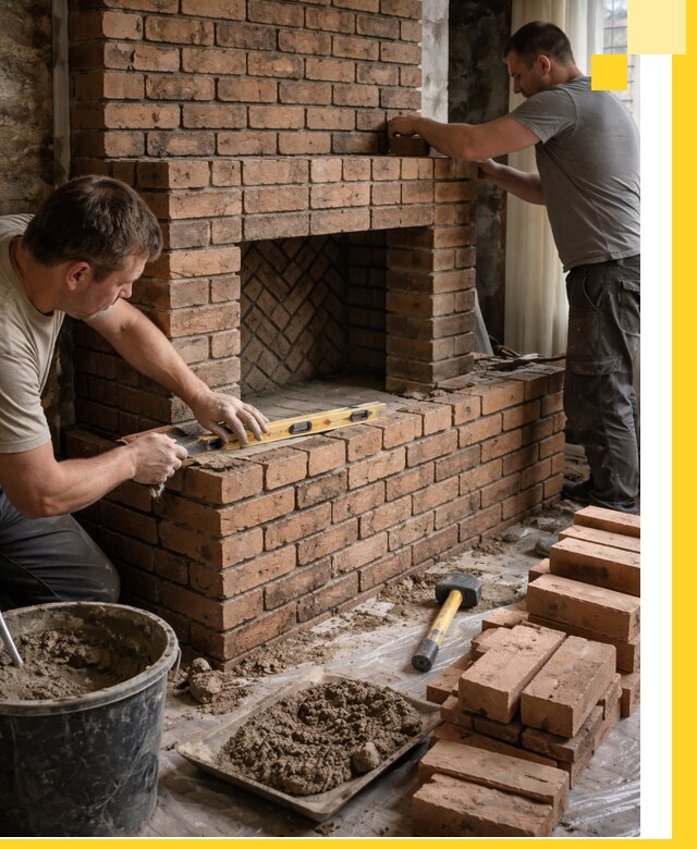 Изготовление и установка кирпичных каминов в Норильске