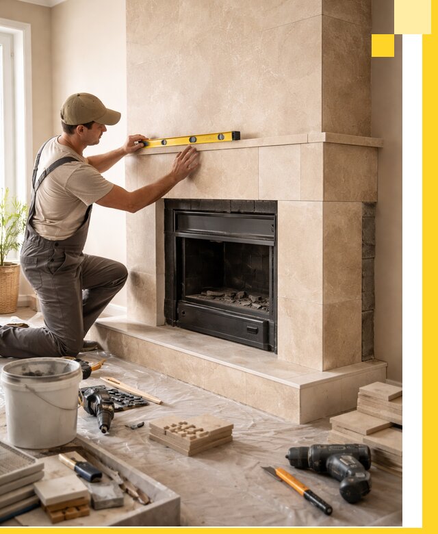 Установка и монтаж каминов в частном доме под ключ в Норильске