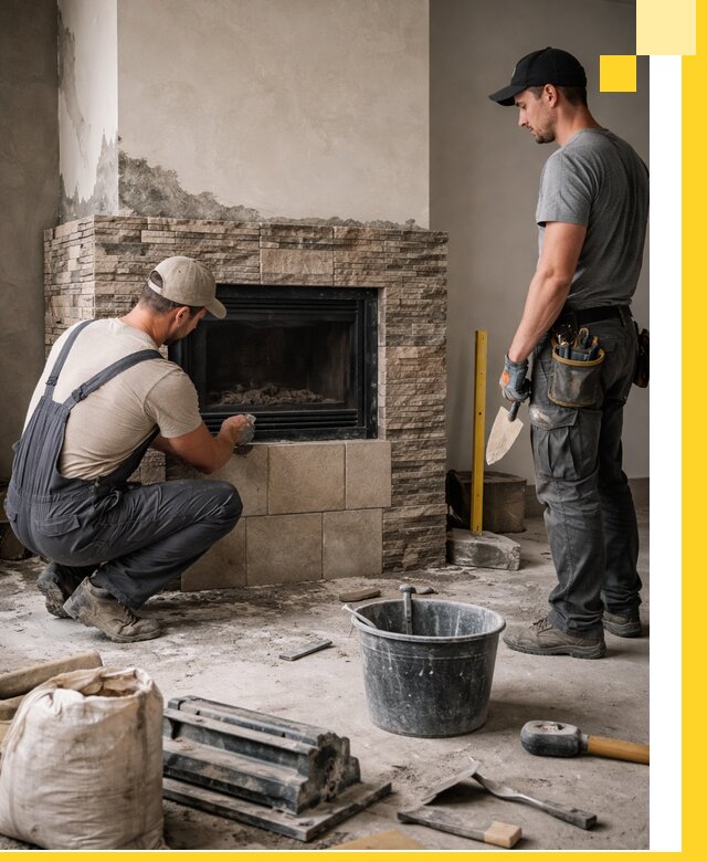 Камины под ключ в Норильске: проект, изготовление и монтаж