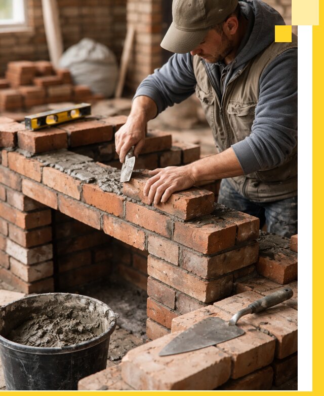 Кладка каминов под ключ в Норильске профессиональная отделка и монтаж