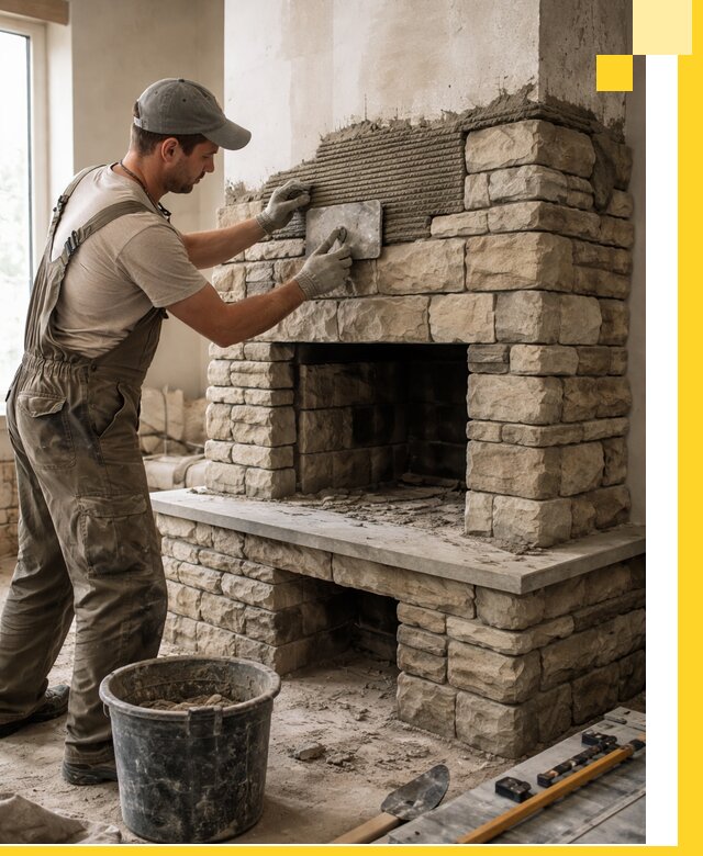 Строительство каминов под ключ в Норильске от проектирования до монтажа