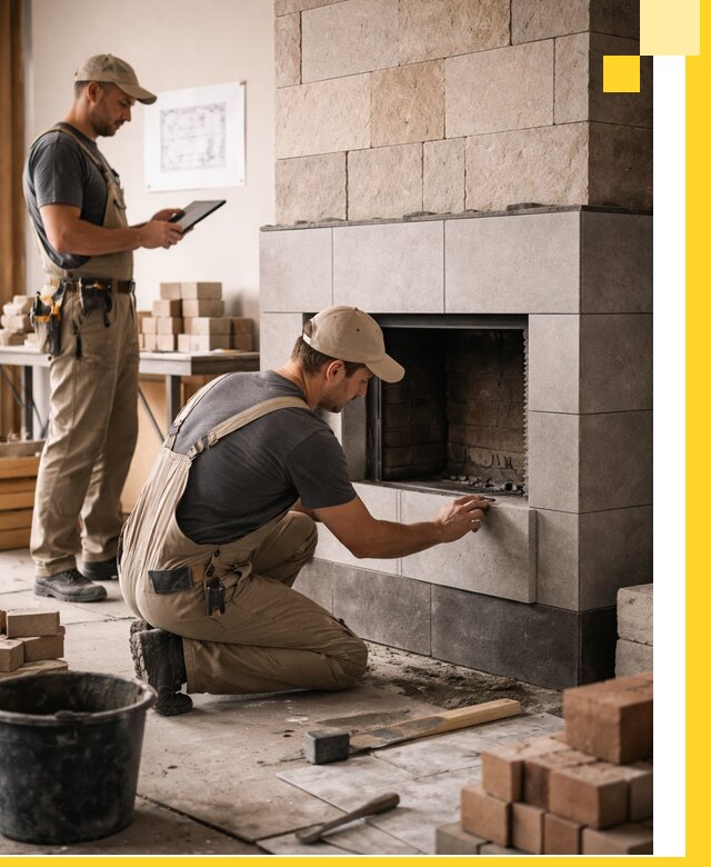 Индивидуальные проекты каминов и каминных систем в Норильске