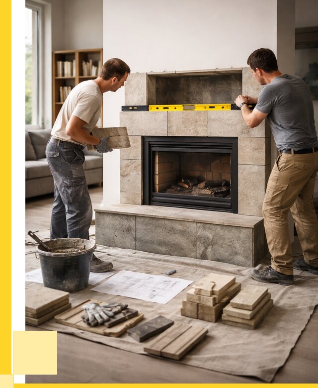 Монтаж каминов и установка в Норильске от 46733 р. | ЭриданНрл