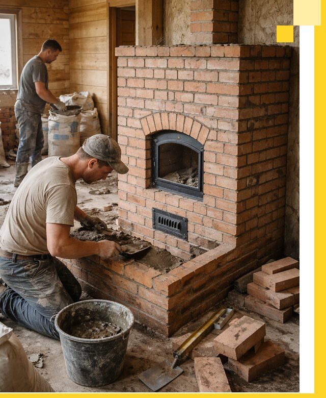 Профессиональное строительство печей в Норильске под ключ