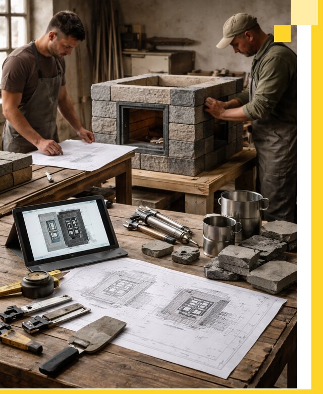 Разработка проектов печей с согласованием и монтажом в Норильске