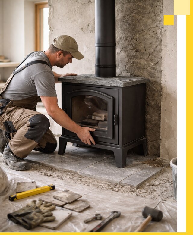 Профессиональный монтаж печей и каминов в Норильске под ключ