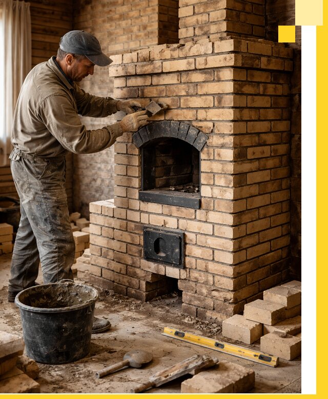 Кирпичные печи под ключ в Норильске: проектирование и кладка