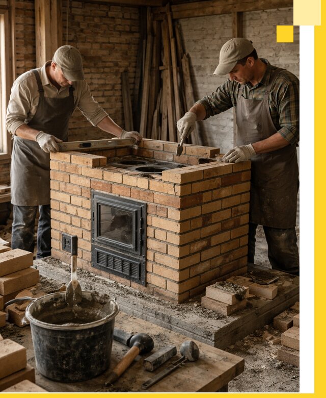 Изготовление и установка варочных печей под ключ в Норильске