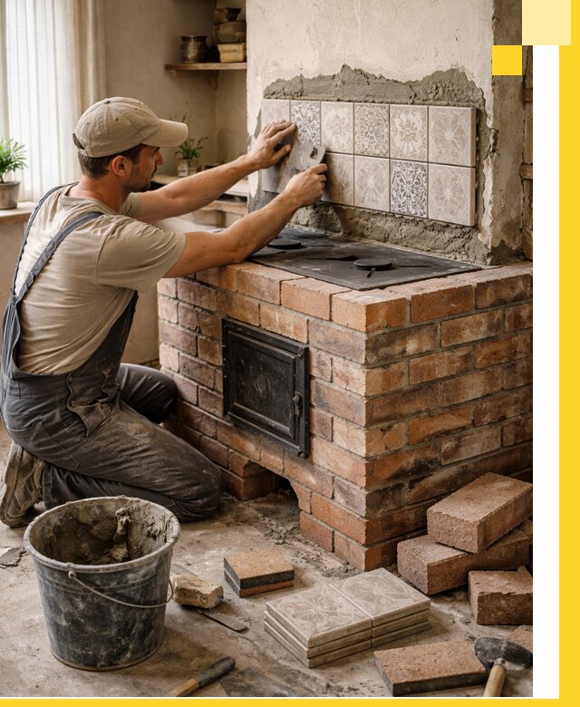 Печи с плитой на заказ монтаж гарантия и сервис в Норильске