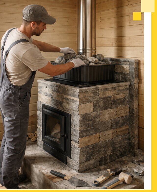 Печи для парной в Норильске, производство, монтаж и обслуживание