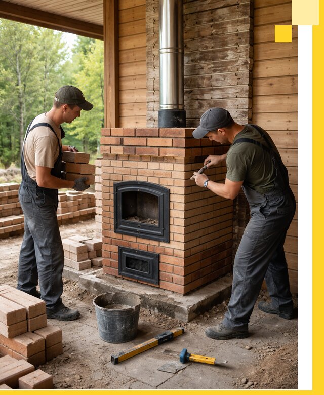 Производство и установка дачных печей под ключ в Норильске