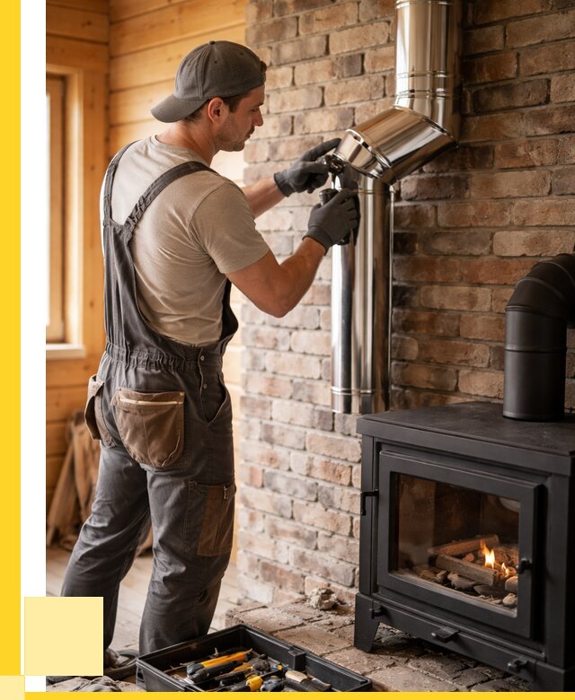 Монтаж дымоходов для печей в Норильске от 7789 р. | ЭриданНрл