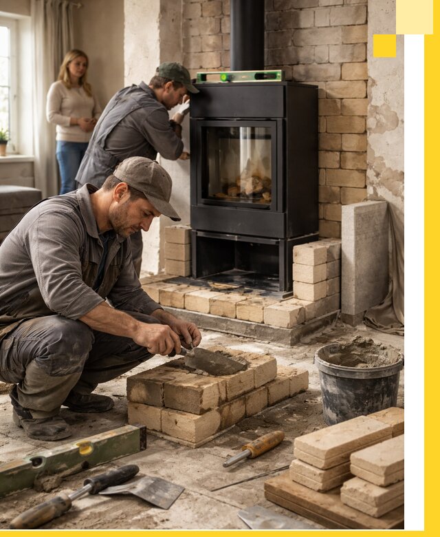 Печи и камины под ключ: проект, установка в Норильске