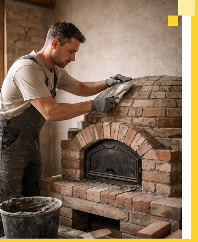 Изготовление и монтаж помпейских печей на заказ в Норильске