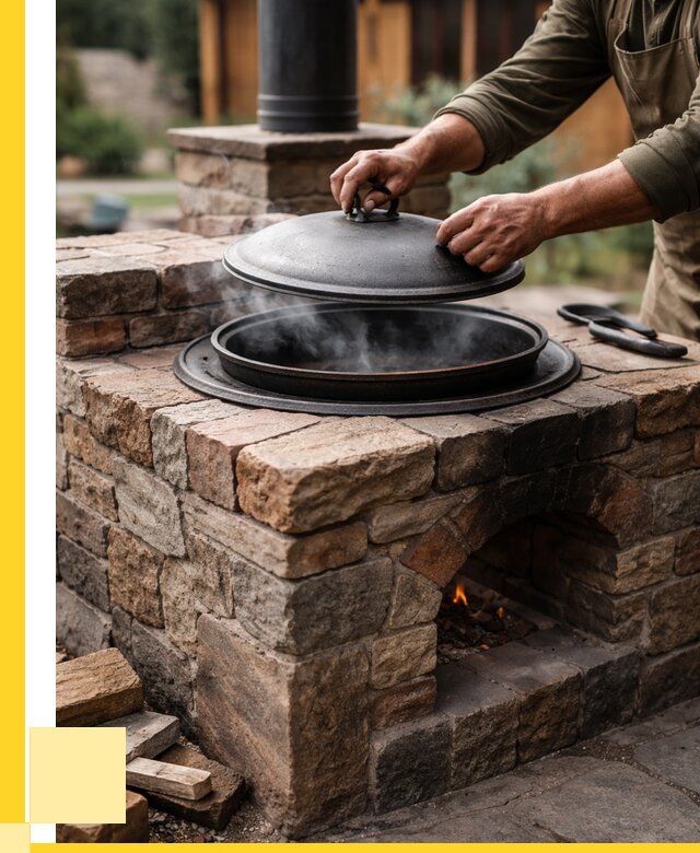 Печи для казана в Норильске по цене от 18693 р. | ЭриданНрл