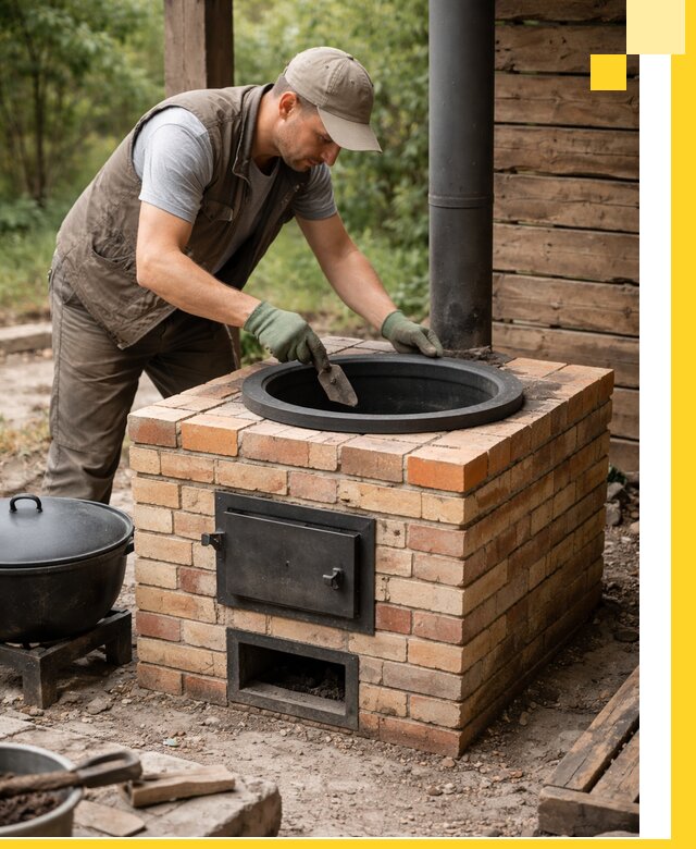 Изготовление и установка печей для казана в Норильске под ключ