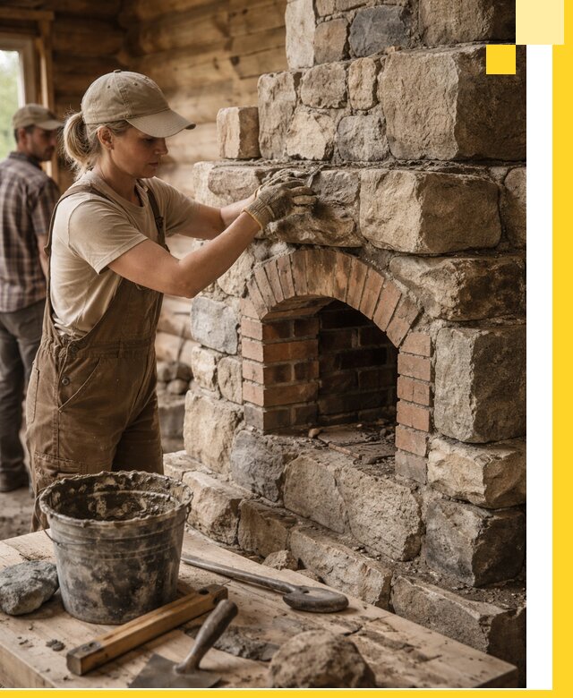 Каменные печи на заказ и монтаж в Норильске, долговечные решения