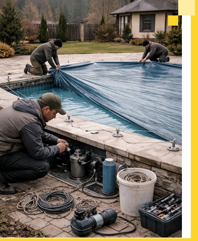 Консервация бассейнов в Норильске: подготовка к длительному хранению