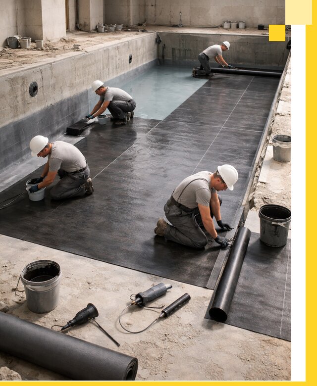 Профессиональная гидроизоляция бассейнов и чаш в Норильске под ключ