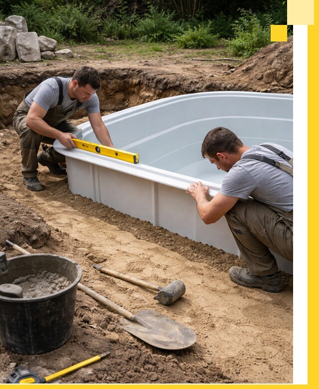 Производство и установка пластиковых бассейнов в Норильске под ключ