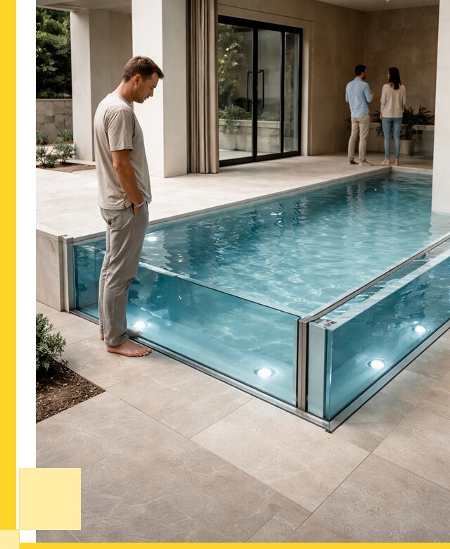 Стеклянные бассейны в Норильске от 1246200 р. | ЭриданНрл — мозаика