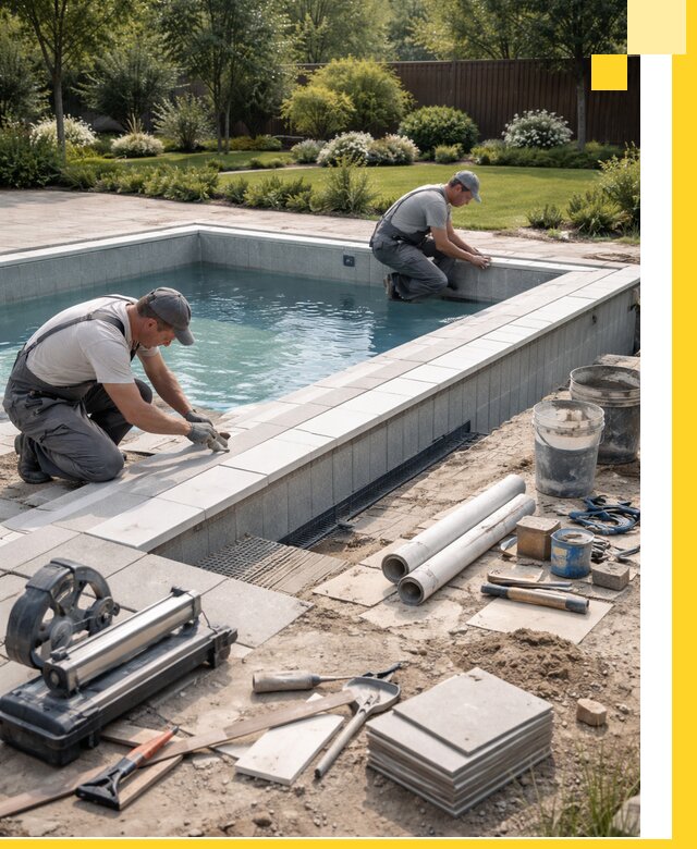 Строительство открытых бассейнов под ключ в Норильске профессионально