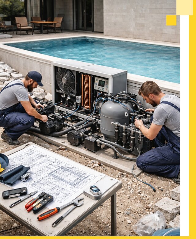 Проектирование и монтаж бассейнов с подогревом в Норильске