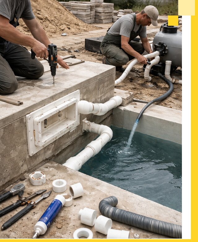 Строительство скиммерных бассейнов под ключ в Норильске