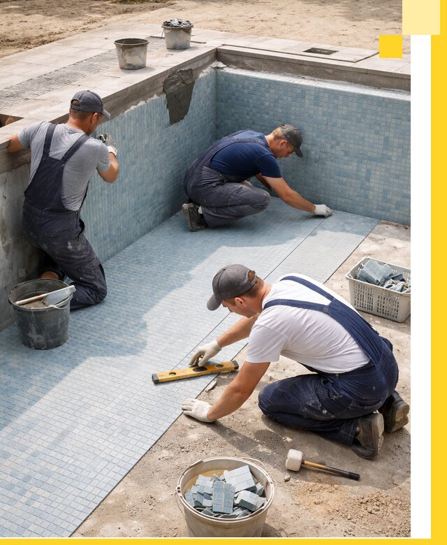 Укладка и установка плитки для бассейнов под ключ в Норильске