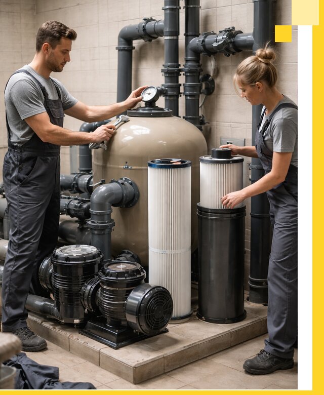 Фильтры и системы фильтрации для бассейнов в Норильске