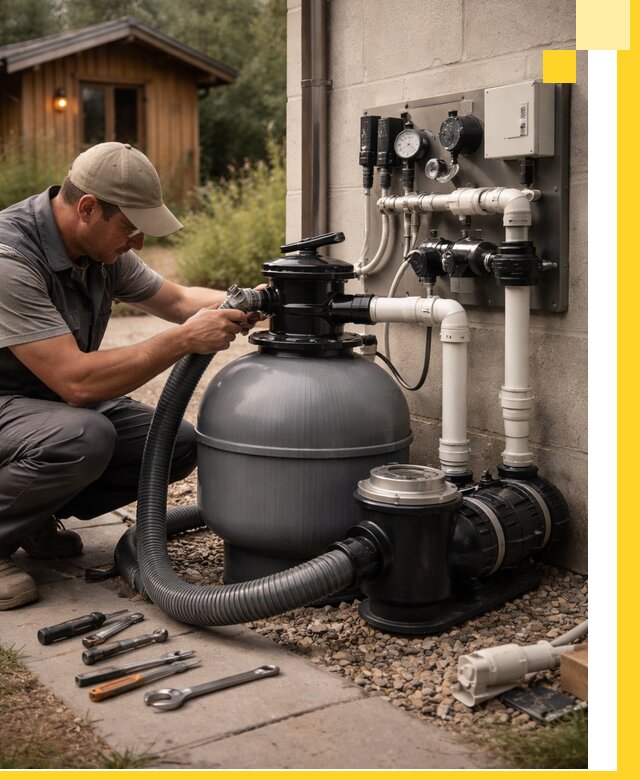 Продажа и монтаж фильтров и насосов для бассейнов в Норильске