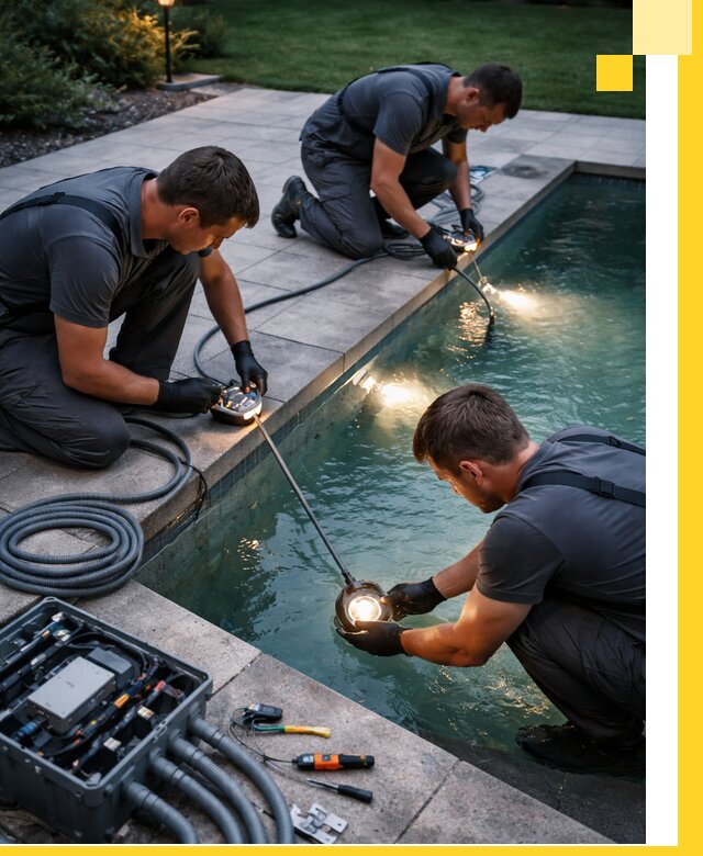 Профессиональное освещение бассейнов в Норильске: дизайн и монтаж