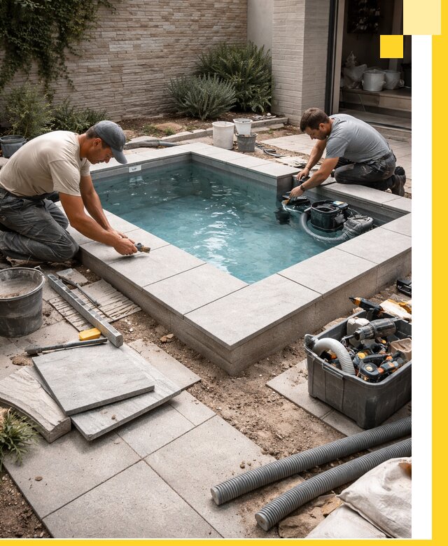 Мини бассейны под ключ в Норильске, дизайн и установка