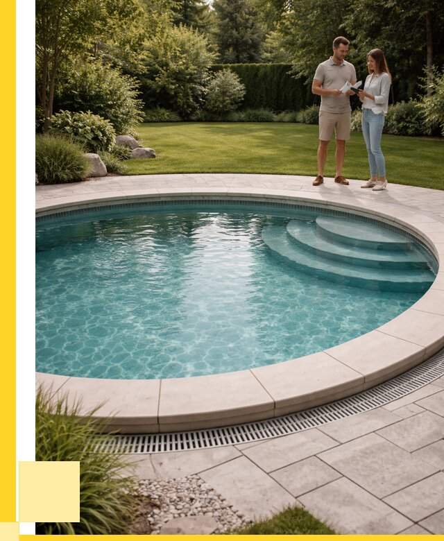 Круглые каркасные бассейны купить в Норильске от 259625 р. | ЭриданНрл