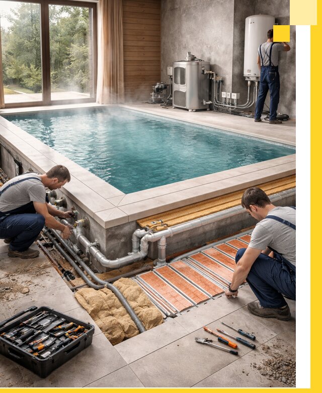 Проектирование и строительство тёплых бассейнов в Норильске