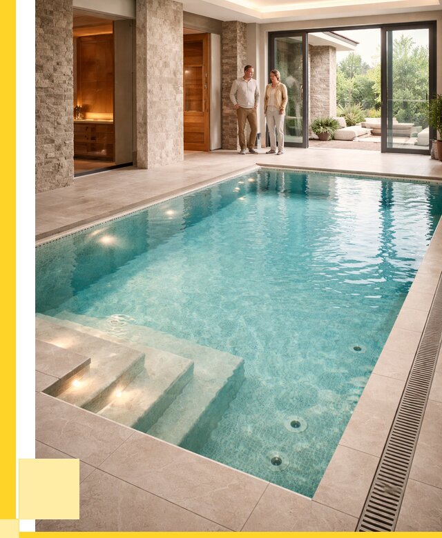 Бассейн во дворе в Норильске: проект, отделка от 1246200 р. | ЭриданНрл