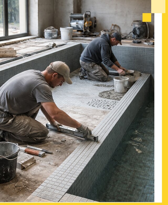 Строительство бассейна в частном доме в Норильске под ключ