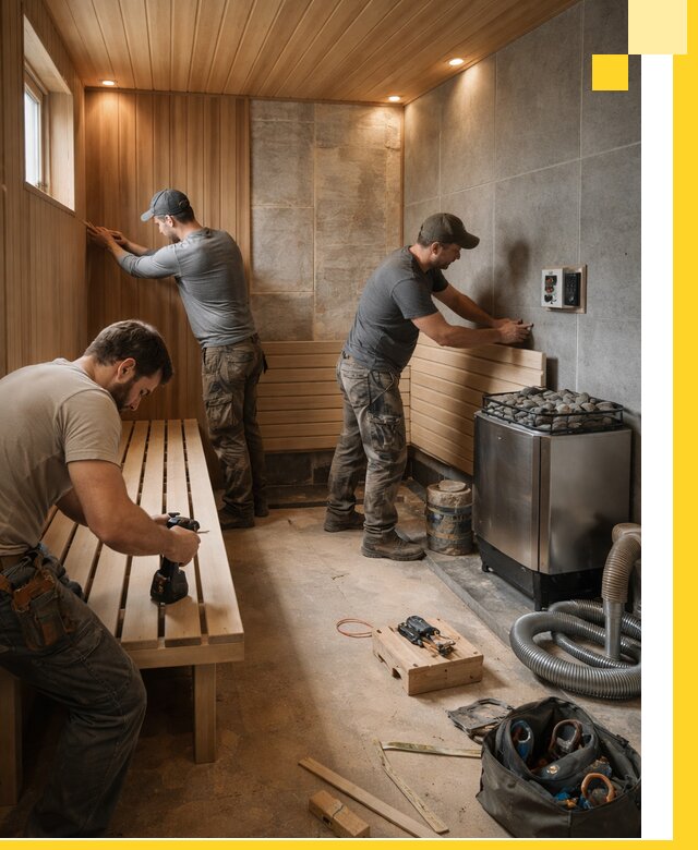 Сауны под ключ в Норильске, проектирование, строительство, отделка