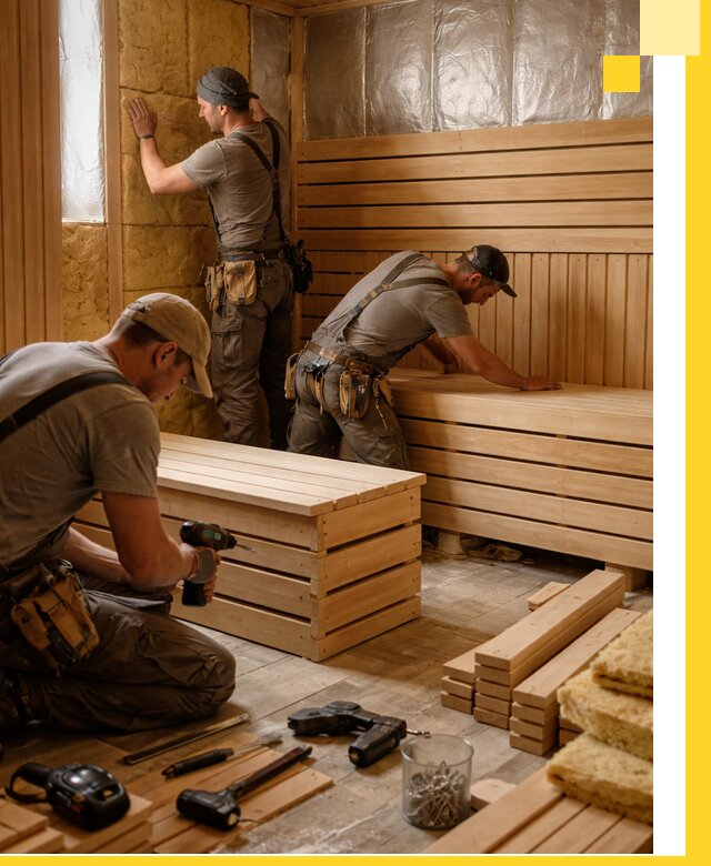 Профессиональное строительство саун под ключ в Норильске