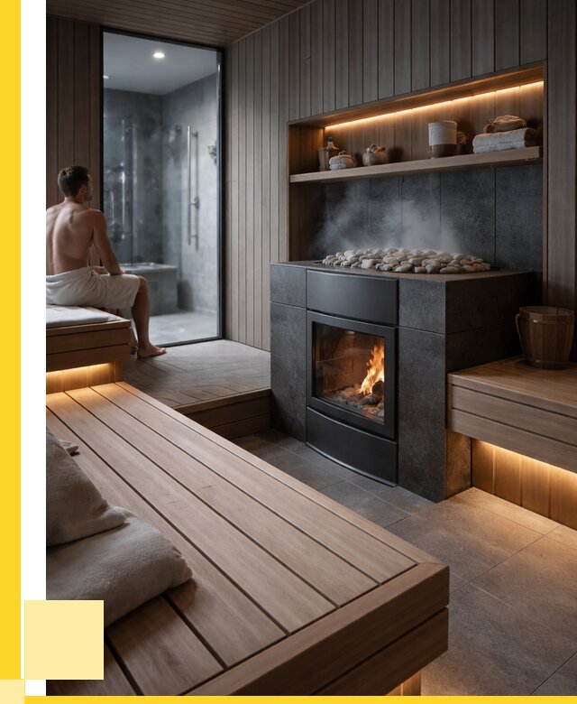 Проект сауны в частном доме в Норильске от 36348 р. | ЭриданНрл