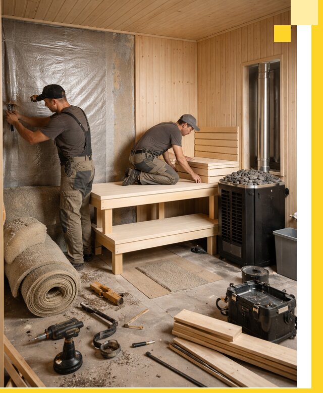 Проекты саун под ключ в Норильске дизайн и строительство