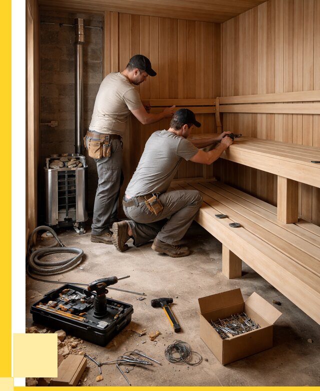 Монтаж саун под ключ в Норильске от 124620 р. | ЭриданНрл