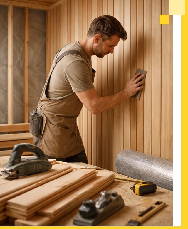 Профессиональная отделка саун и парных под ключ в Норильске