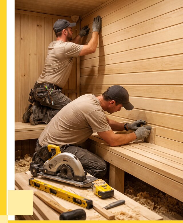 Обшивка саун вагонкой в Норильске от 2596 р. | ЭриданНрл