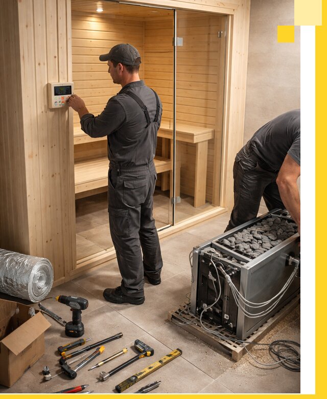 Поставка, установка и монтаж электрических саун в Норильске