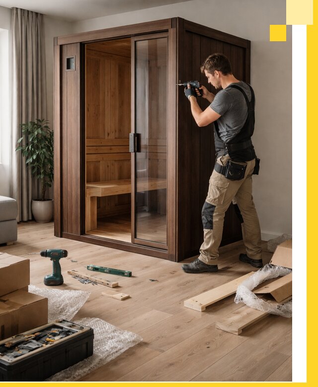 Установка и производство мини саун под ключ в Норильске